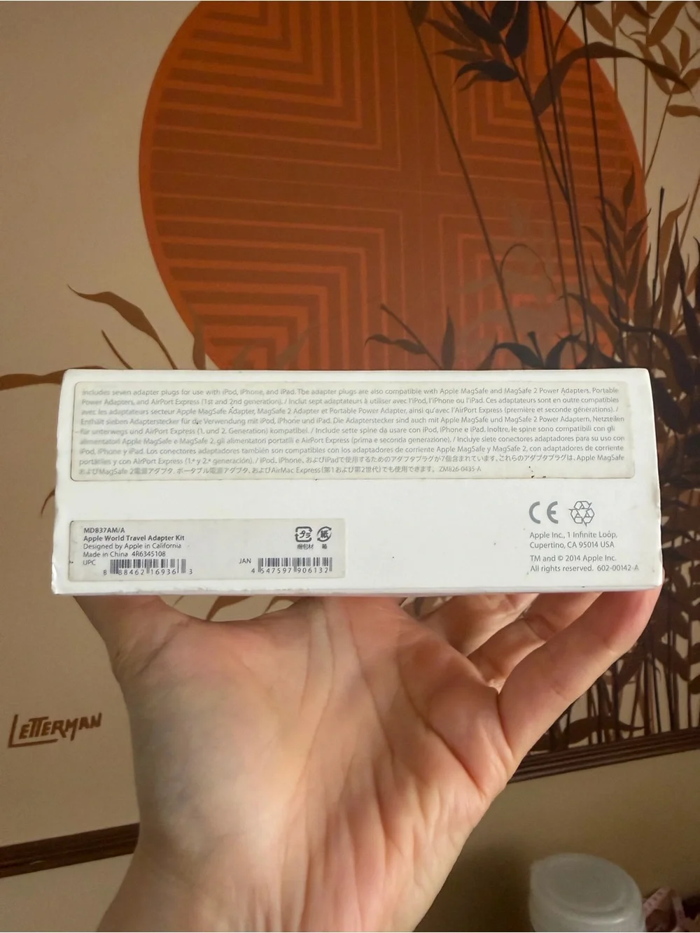 Apple onto international unused